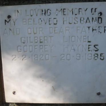 HAYNES Gilbert Lionel Godfrey 1920-1985