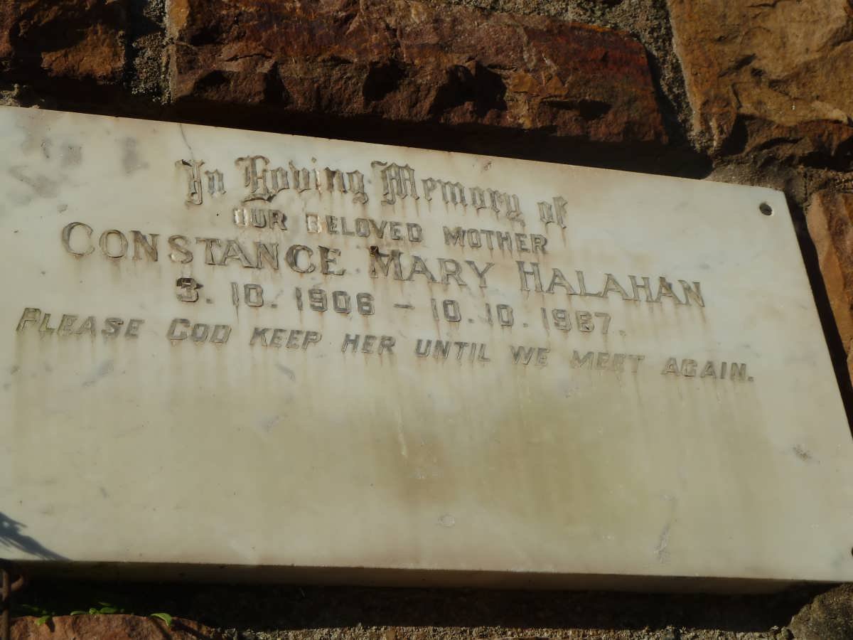 HALAHAN Constance Mary 1906-1967