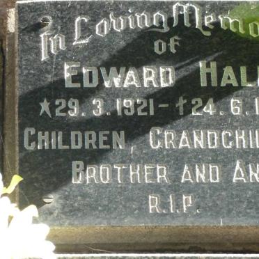 HALL Edward 1921-1993