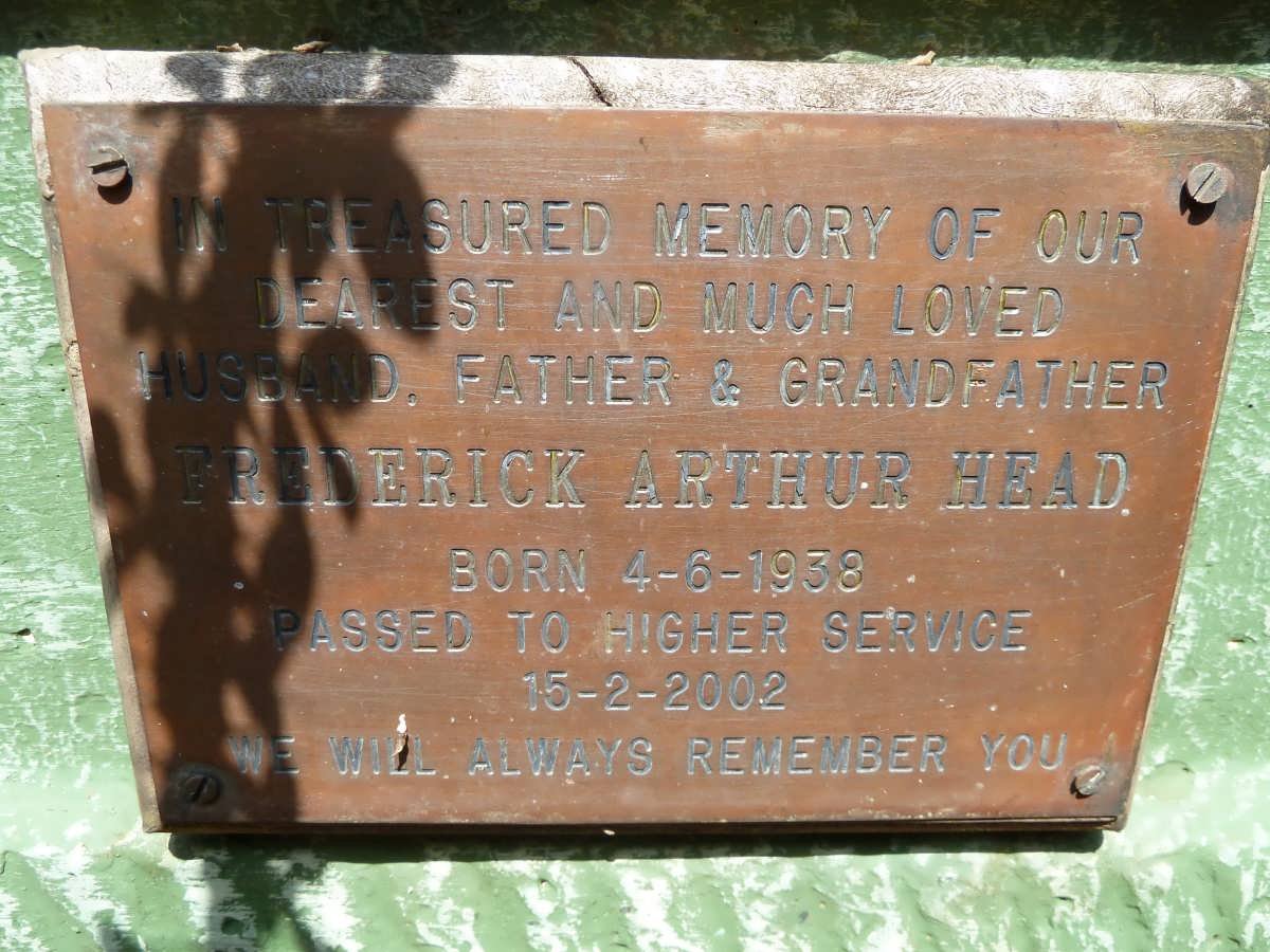 HEAD Frederick Arthur 1938-2002