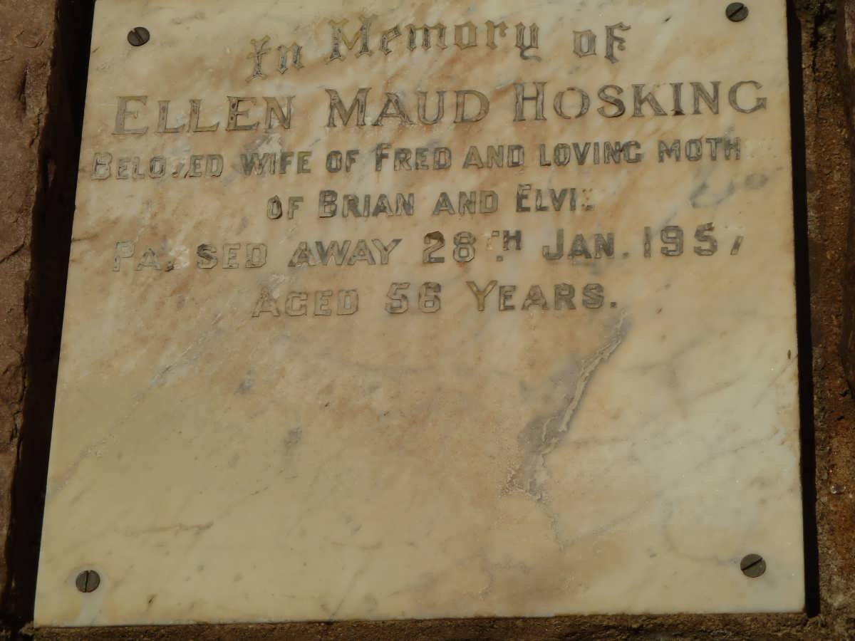 HOSKING Ellen Maud -1957