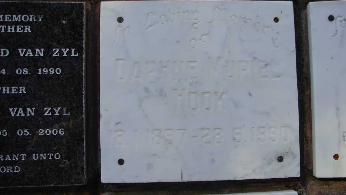 HOOK Daphne Muriel 1897-1990