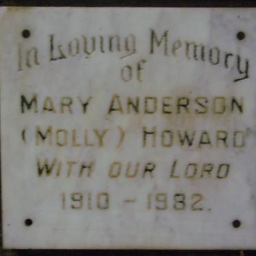 HOWARD Mary Anderson 1910-1982