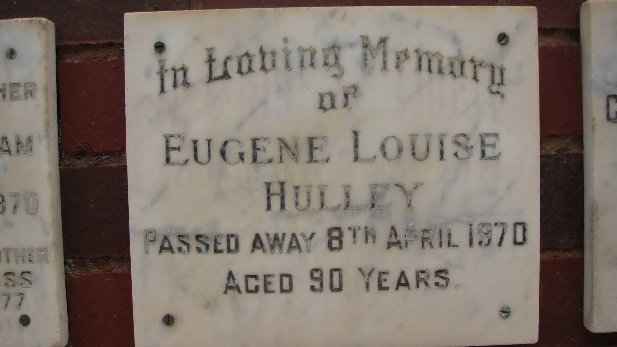 HULLEY Eugene Louise -1970