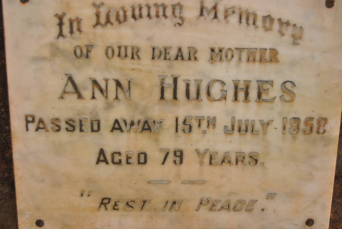 HUGHES Ann -1958