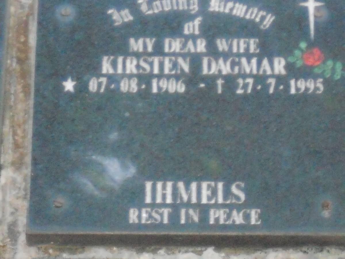 IHMELS Kirsten Dagmar 1906-1995