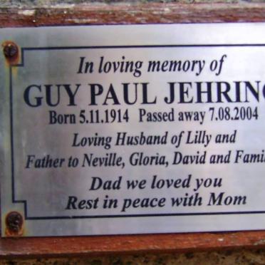 JEHRING Guy Paul 1914-2004