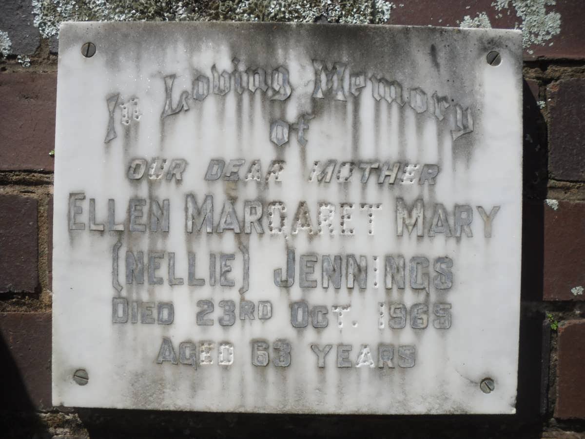 JENNINGS Ellen Margaret Mary -1965