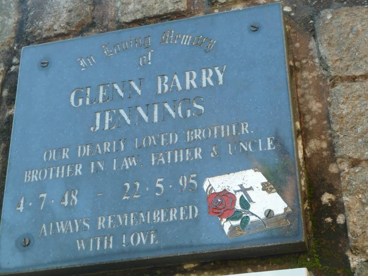 JENNINGS Glenn Barry 1948-1995