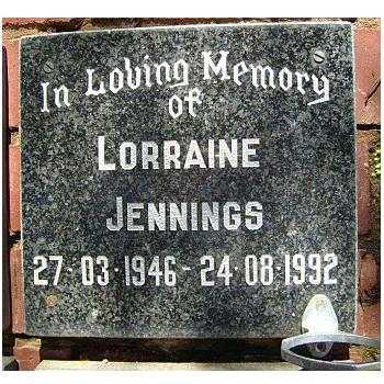 JENNINGS Lorraine 1946-1992