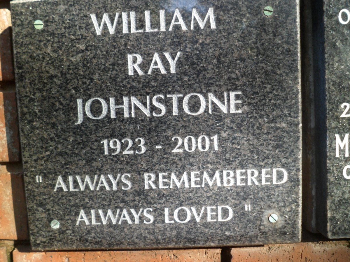 JOHNSTONE William Ray 1923-2001