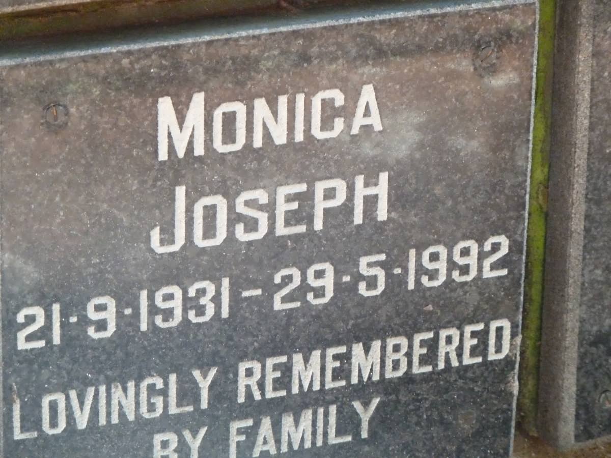 JOSEPH Monica 1931-1992