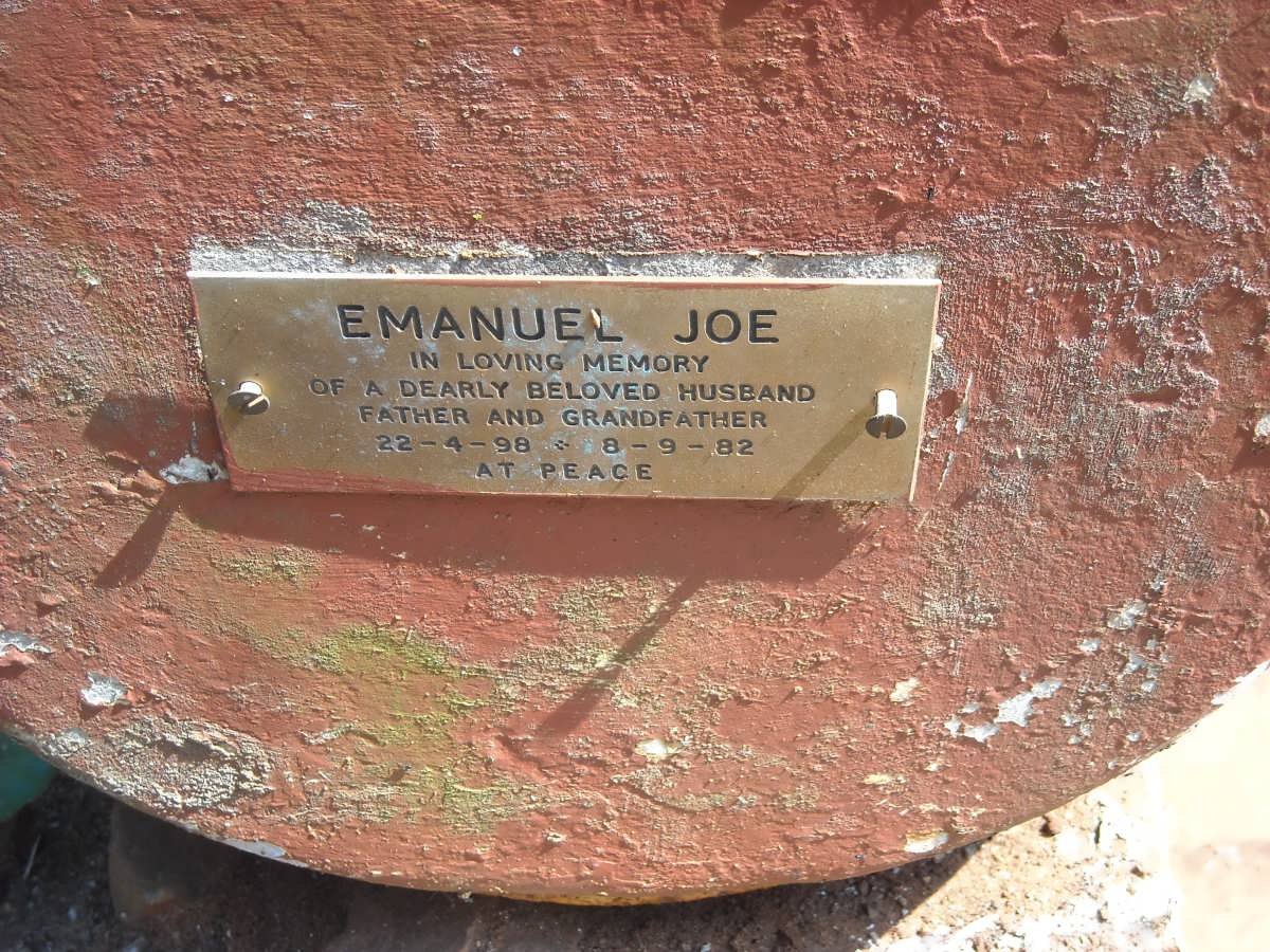 JOE Emanuel 1898-1982