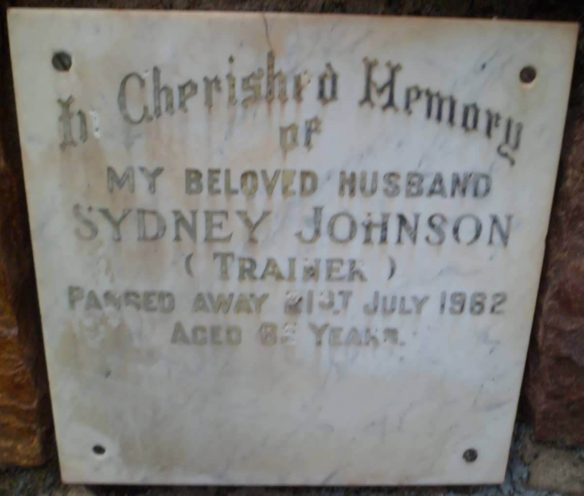 JOHNSON Sydney -1962