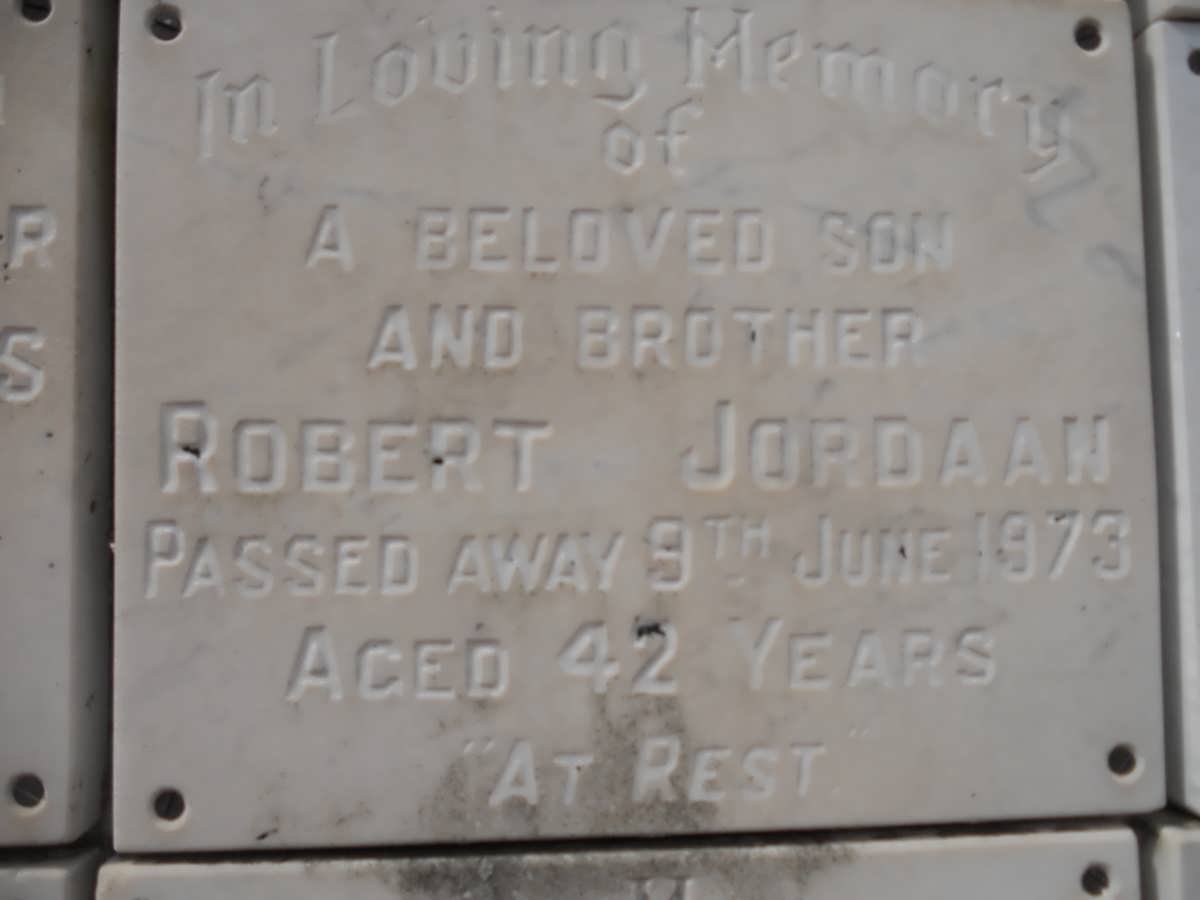 JORDAAN Robert -1973