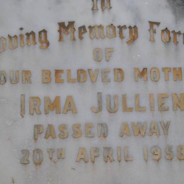 JULLIEN Irma -1958
