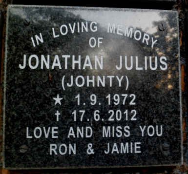 JULIUS Jonathan 1972-2012