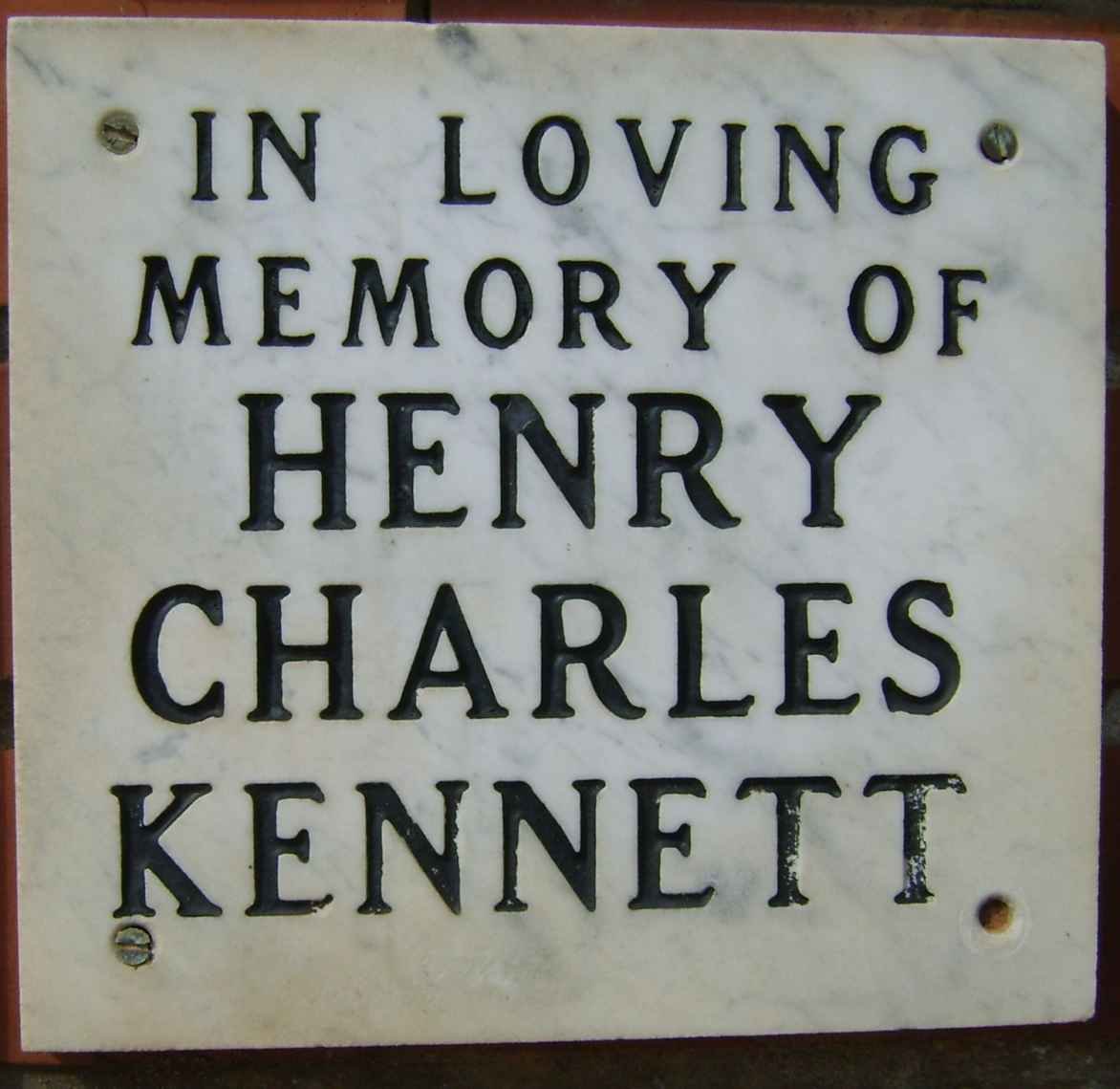 KENNETT Henry Charles 