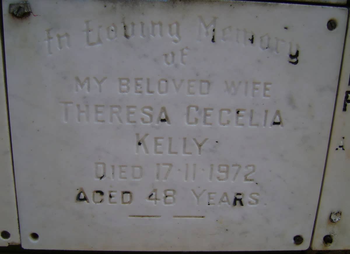 KELLY Theresa Cecelia -1972