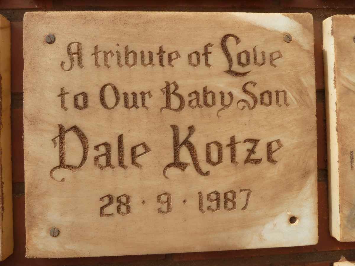 KOTZE Dale -1987