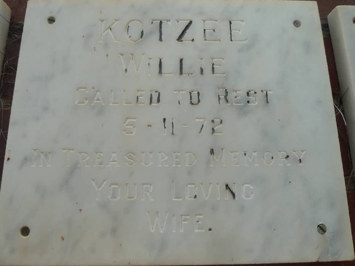 KOTZEE Willie -1972