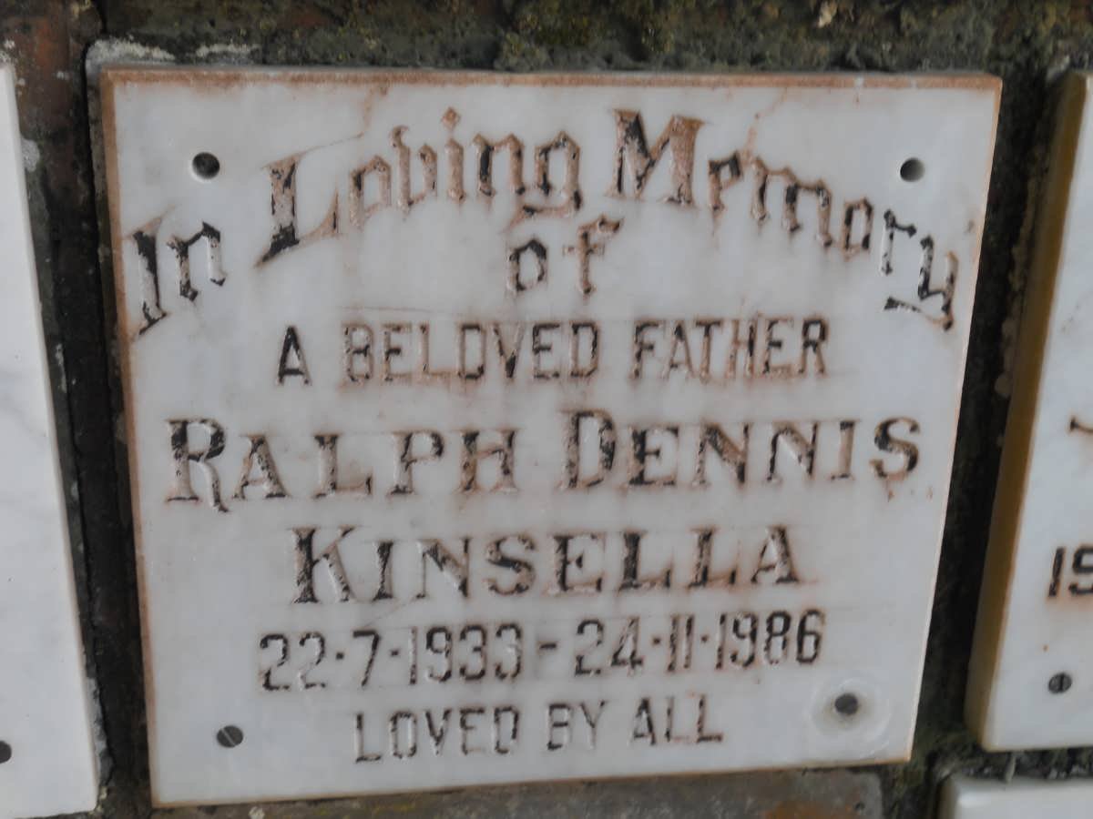 KINSELLA Ralph Dennis 1933-1986