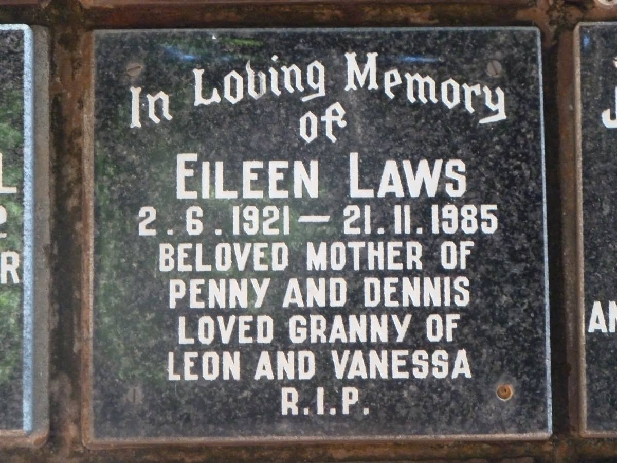 LAWS Eileen 1921-1985