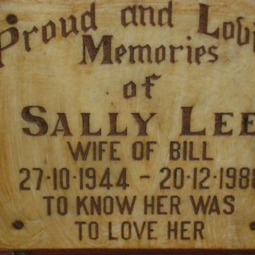 LEE Sally 1944-1988
