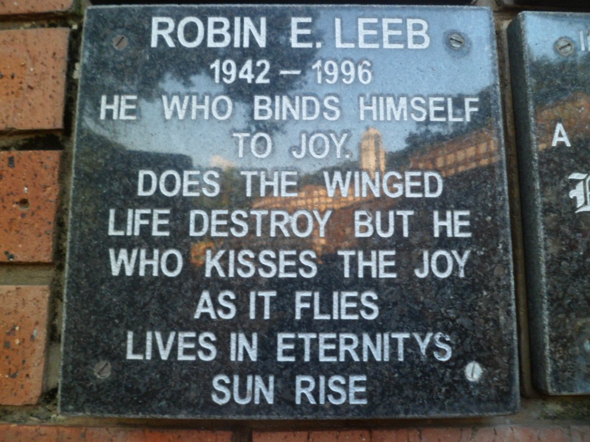 LEEB Robin E. 1942-1996