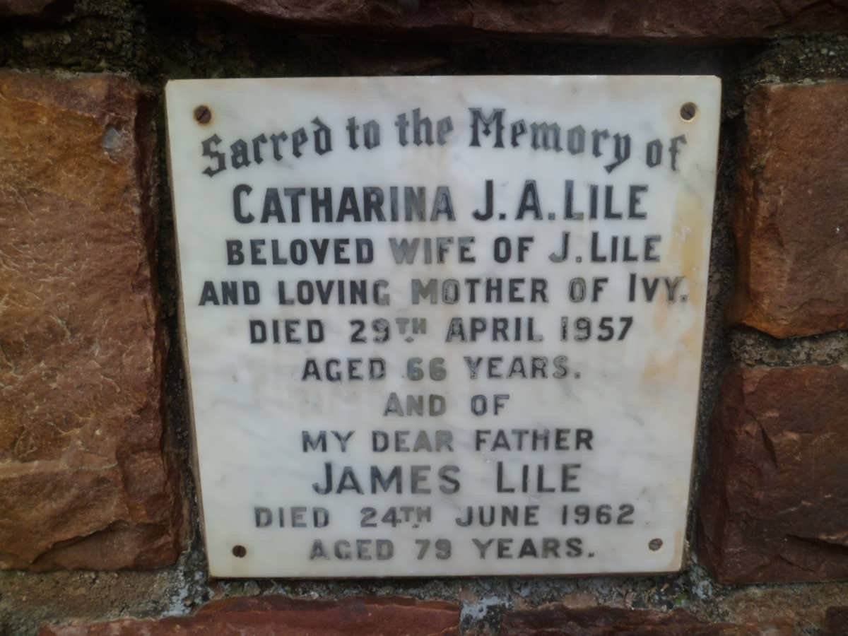 LILE James -1962 &amp; Catharina J.A. -1957
