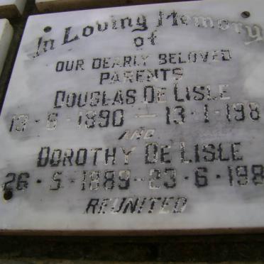 LISLE Douglas, de 1890-1984 &amp; Dorothy 1889-1985