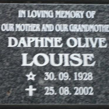 LOUISE Daphne Olive 1928-2002