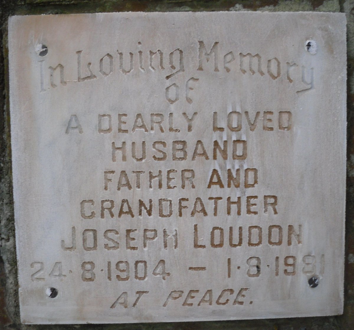 LOUDON Joseph 1904-1981