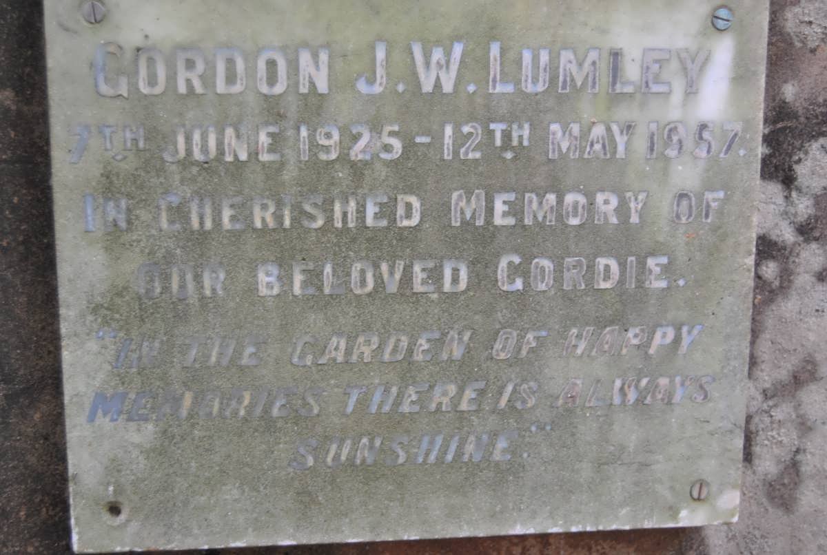 LUMLEY Gordon J.W. 1925-1957