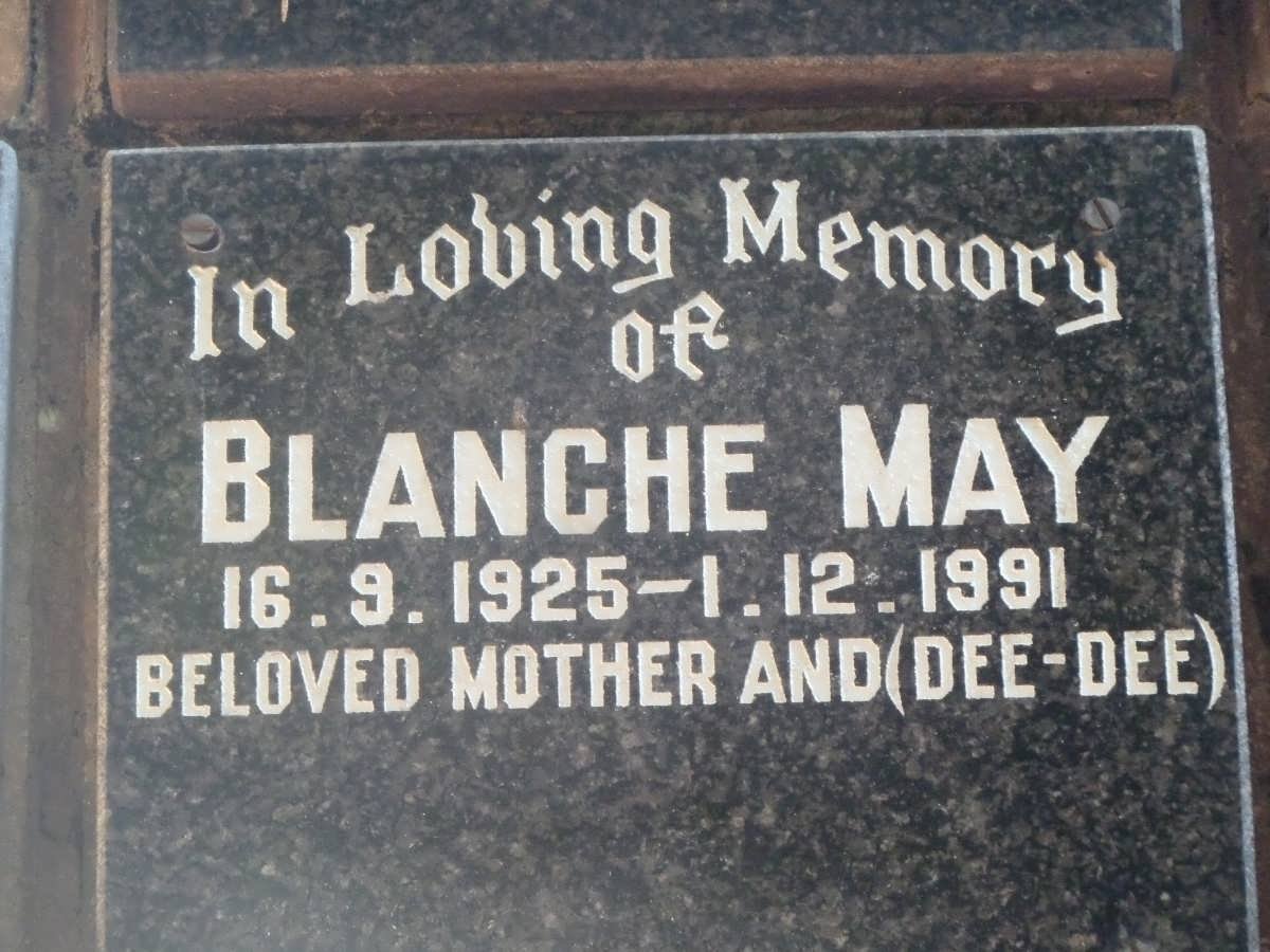 MAY Blanche 1925-1991
