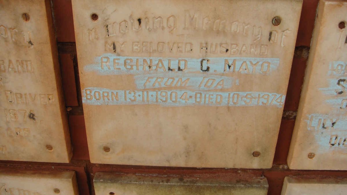 MAYO Reginald C. 1904-1974
