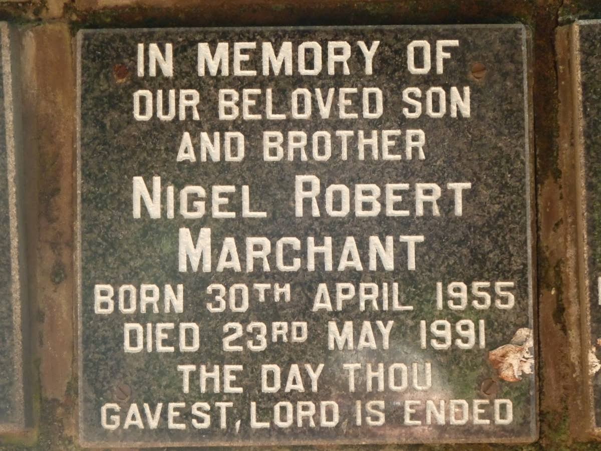 MARCHANT Nigel Robert 1955-1991