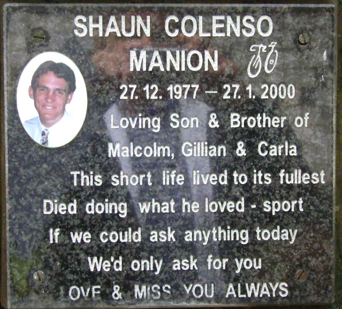 MANION Shaun Colenso 1977-2000