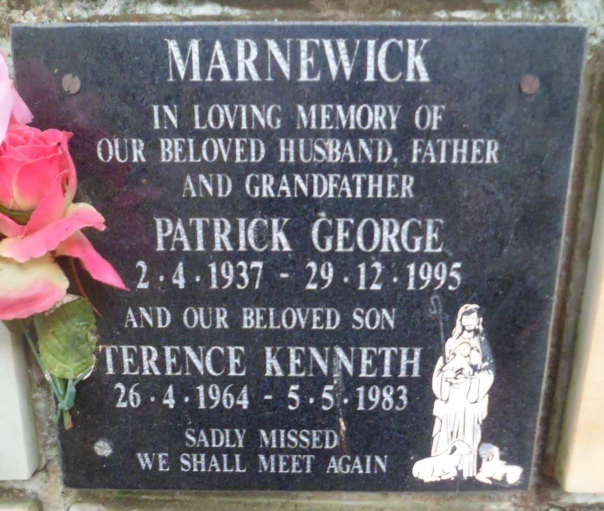 MARNEWICK Patrick George 1937-1995 :: MARNEWICK Terence Kenneth 1964-1983