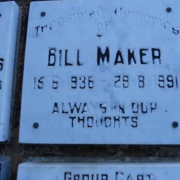 MAKER Bill 1936-1991