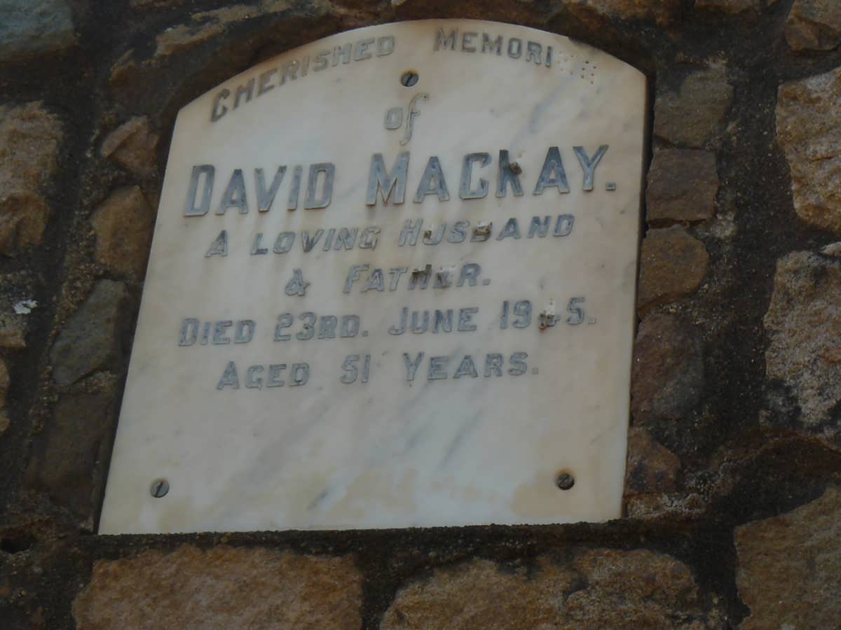 MACKAY David -1945