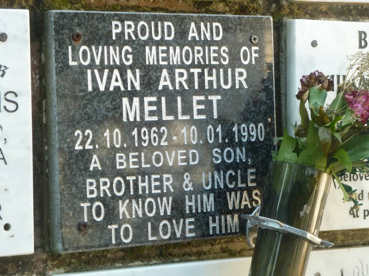 MELLET Ivan Arthur 1962-1990