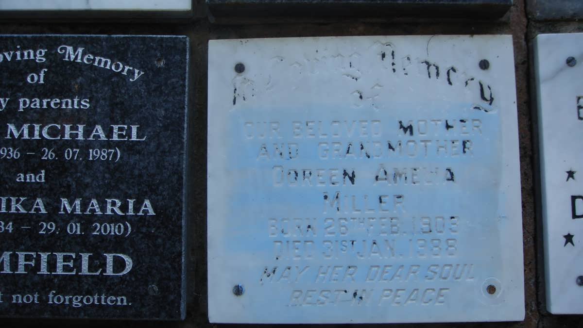 MILLER Doreen Amelia 1909-1988