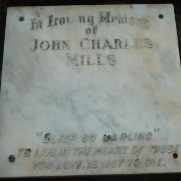 MILLS John Charles