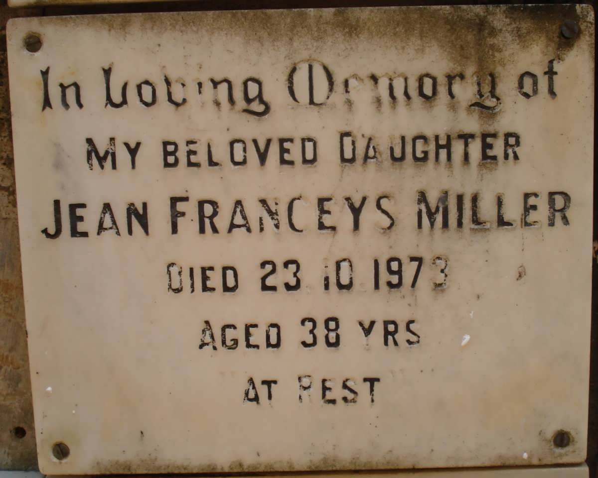 MILLER Jean Franceys -1973