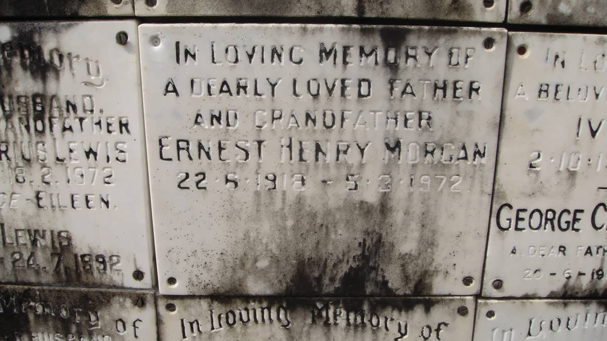 MORGAN Ernest Henry 1918-1972
