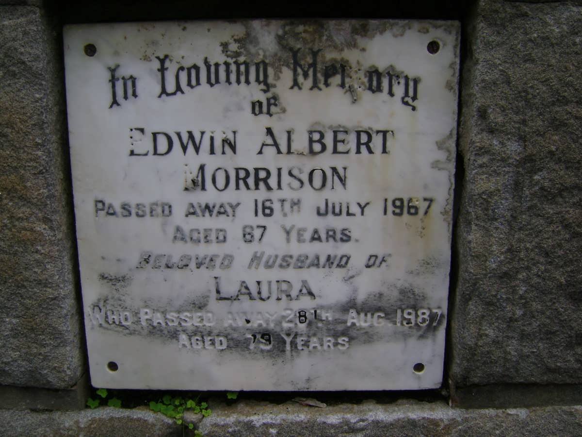 MORRISON Edwin Albert -1967 &amp; Laura -1987