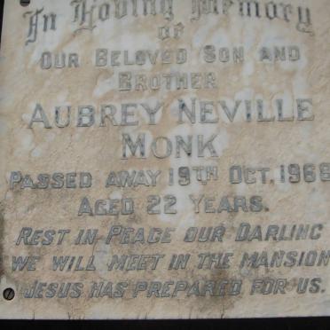 MONK Aubrey Neville -1968