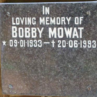 MOWAT Bobby 1933-1993