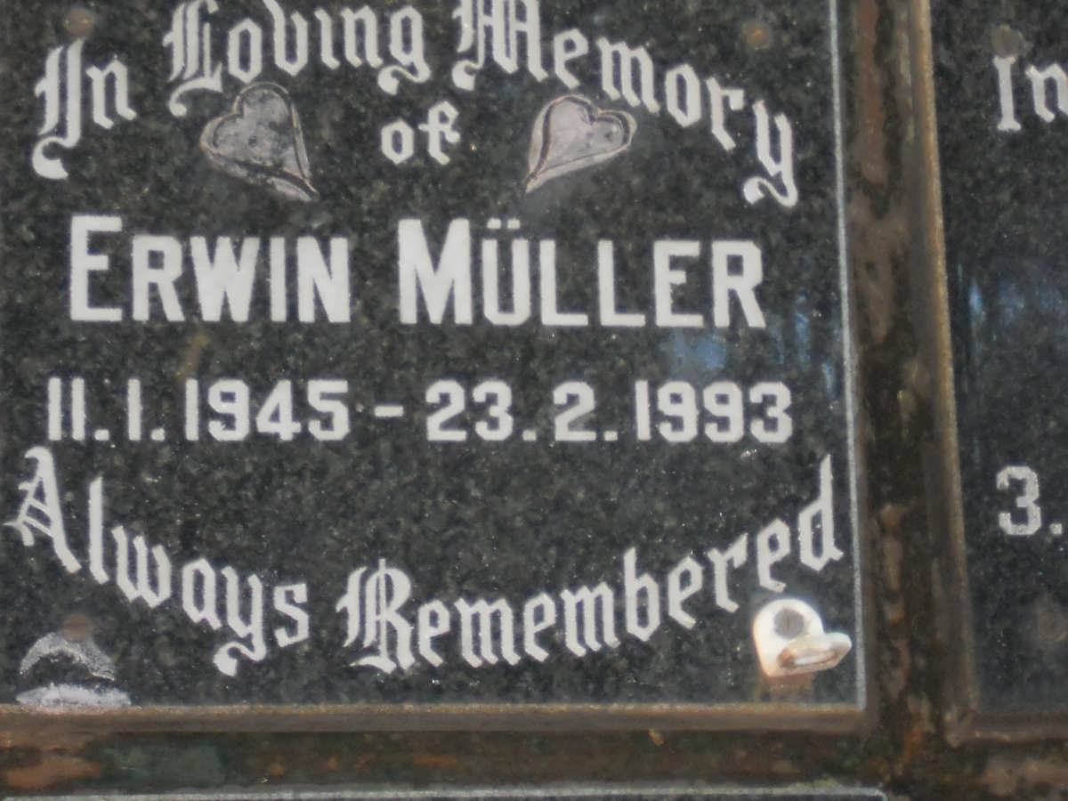 MULLER Erwin 1945-1993